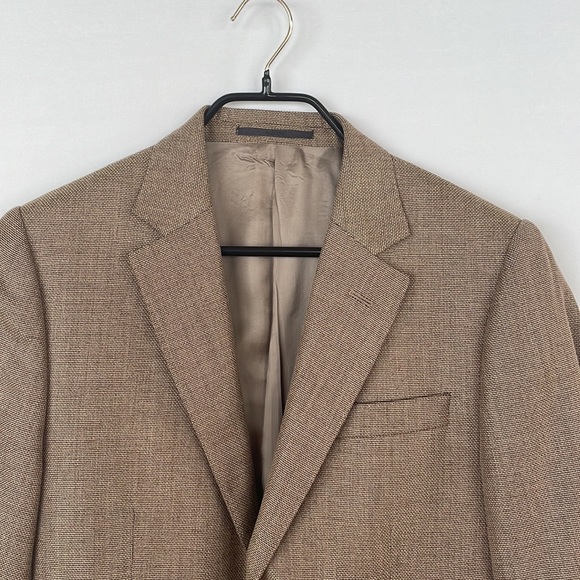 Valentino Mens Sport Jacket Size 38 Brown Tweed - Picture 13 of 16